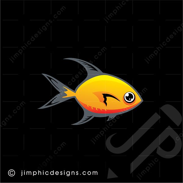 Gold Fish Graphic variation