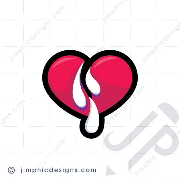 Bleeding Heart Graphic variation