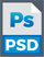 PSD file format icon