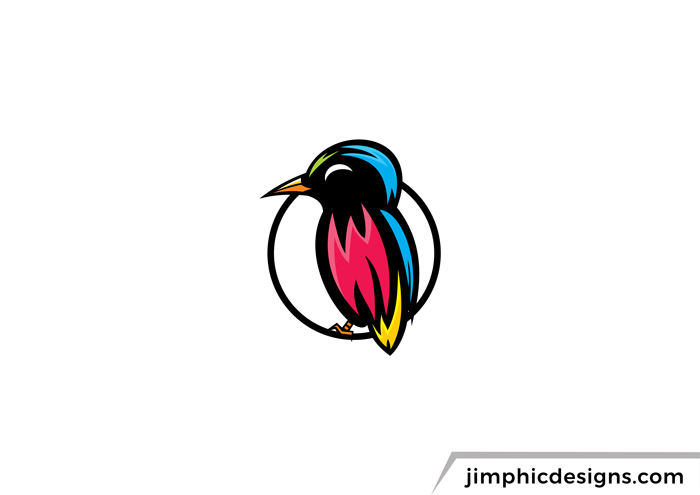 Color bird design.