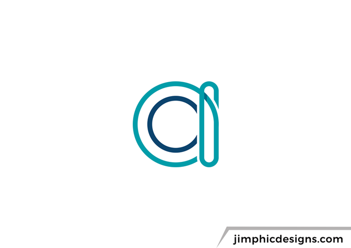 Clean line design shapes the lowercase letter A and the letter c inside.