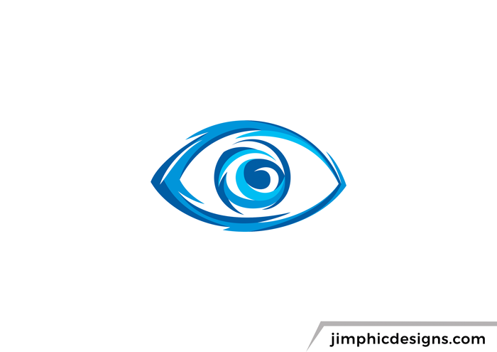 Modern Abstract Eye Logo - Business AI Logo Maker