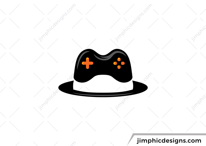 Bold top hat design with a gaming console incorporated.