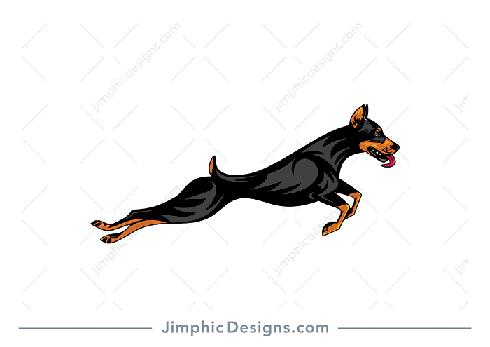 dog pet strong jump strength animal pets logo logos