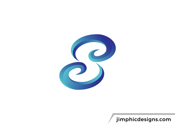 Abstract letter S logo