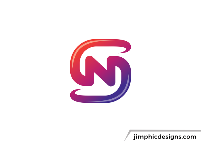 Elegant Letter NS Logo | Letter logo design, Monogram logo design, Ns logo