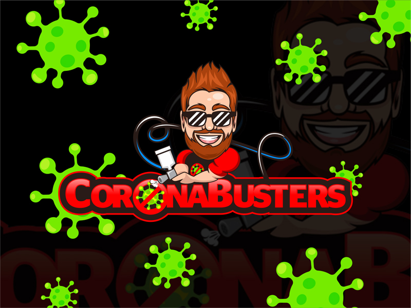 coronabusters logo design
