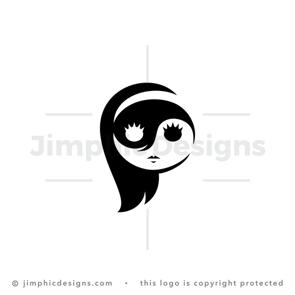 Yin Yang Girl Logo