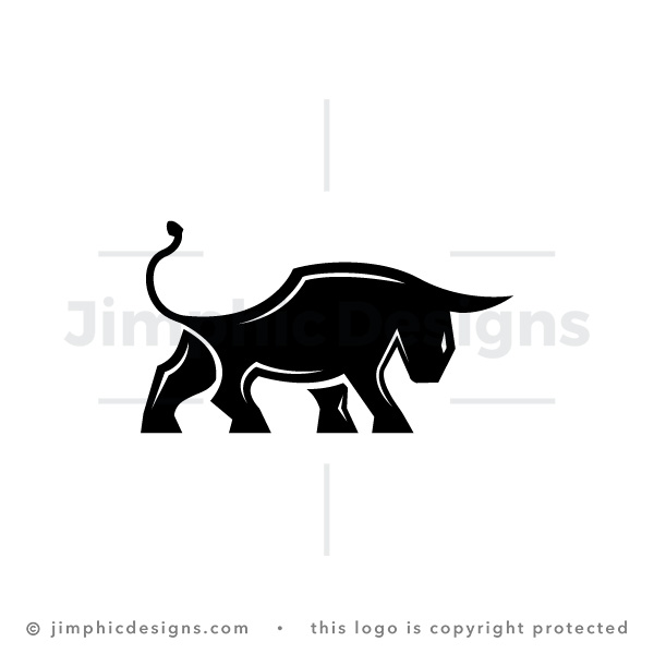 Iconic Monumental Black Bull Logo