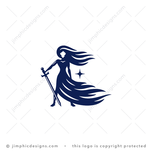 Female Warrior Logo