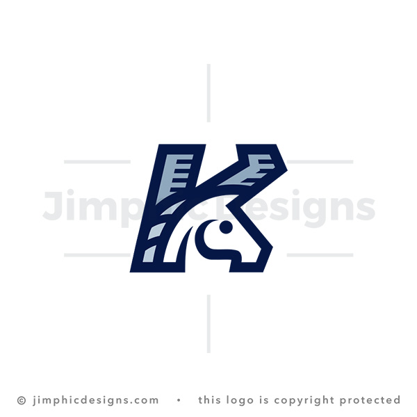 Letter K Horse Logo