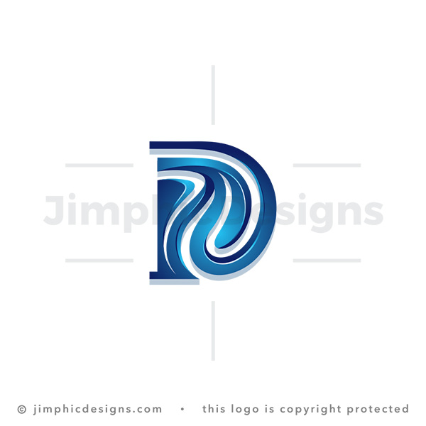 Abstract Letter D Logo