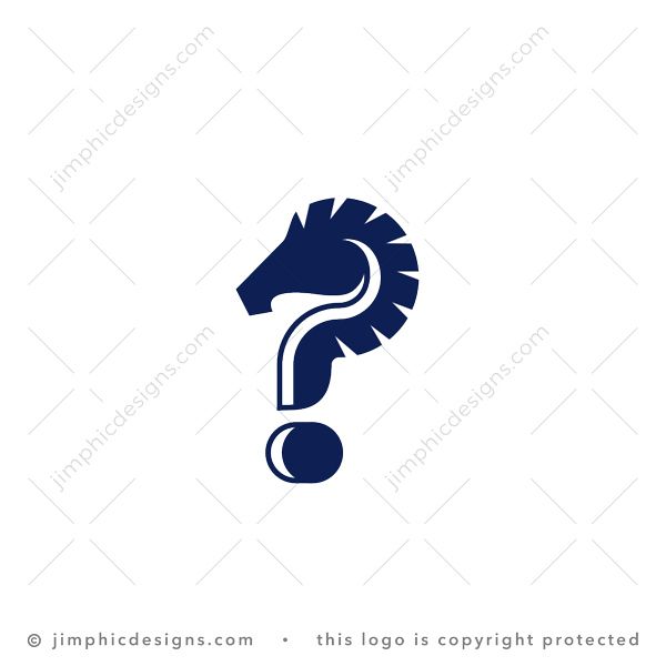 Horse Question Mark Logo