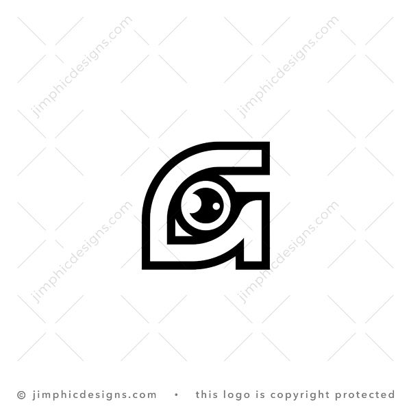 Letter G Eye Logo