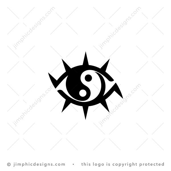 Yin Yang Eye Logo