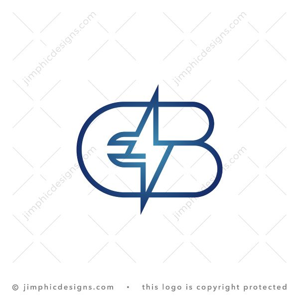 Letters EB Electric Logo