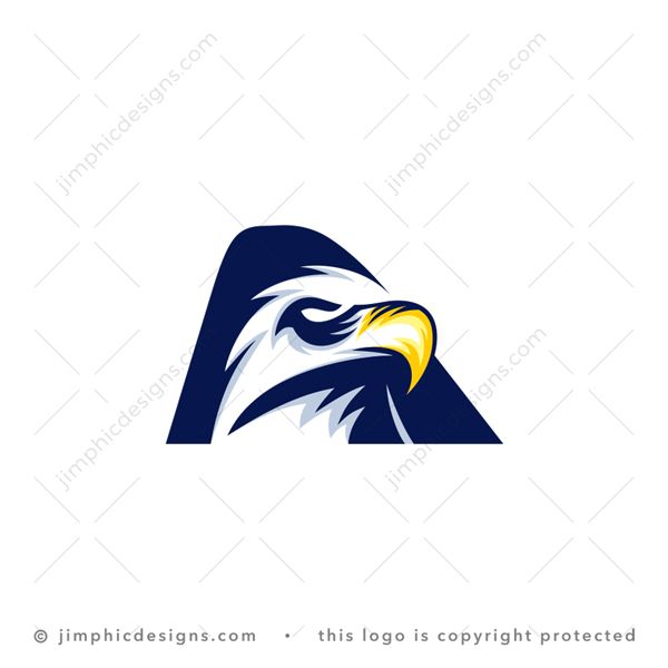 Letter A Eagle Logo