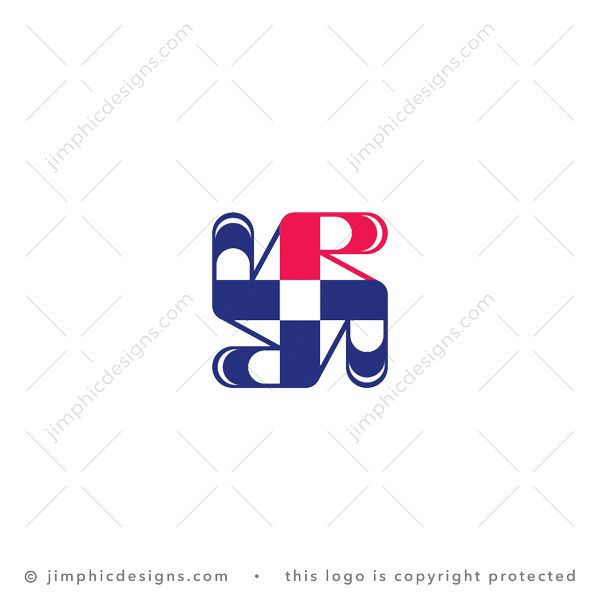 Letter R Cross Logo