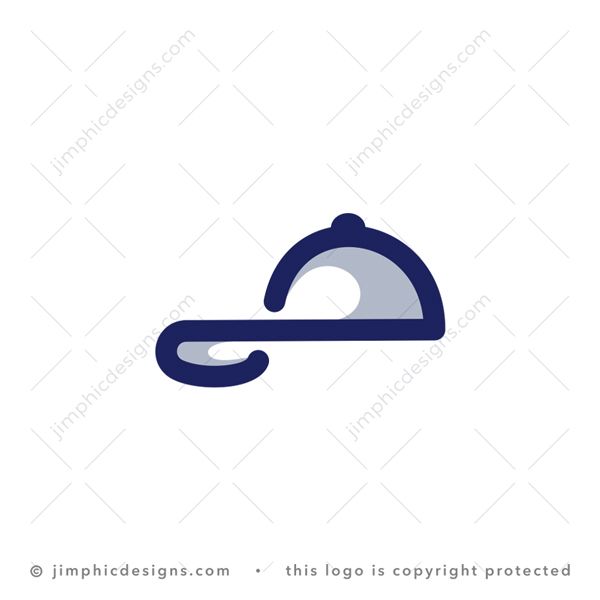 Infinity Cap Logo logo for sale: Smooth and simplistic hat design is created with a single line in the form of the infinity symbol.