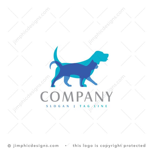 Cat and Dog Logo