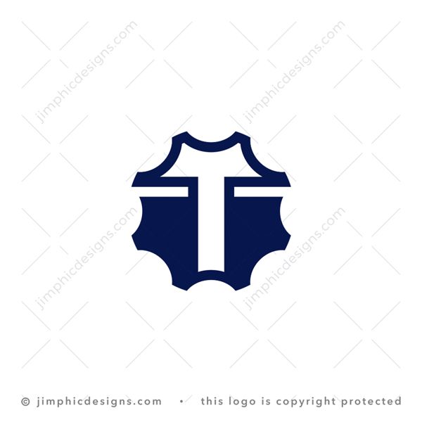 T Gear Logo logo for sale: Modern and simplistic gear graphic featuring a big uppercase letter T in the middle.