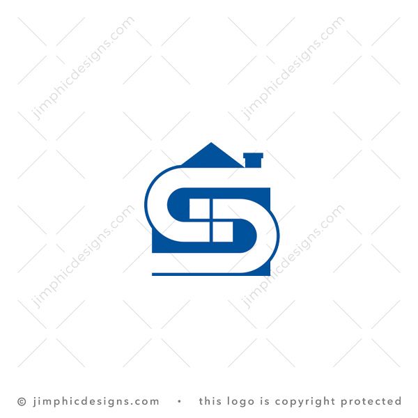 Letter S House Logo