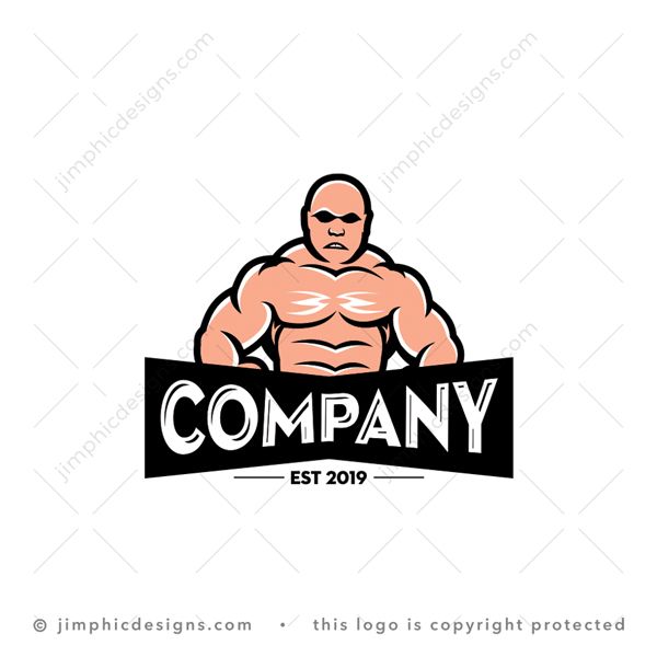 strong man logo