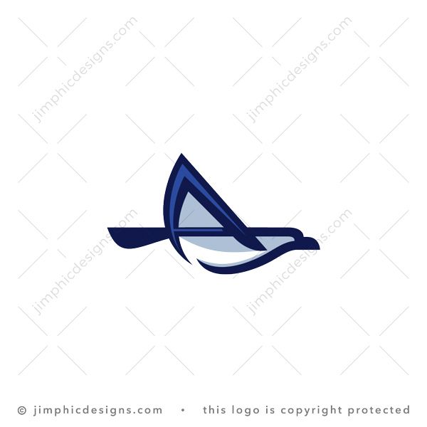 Letter A Bird Logo