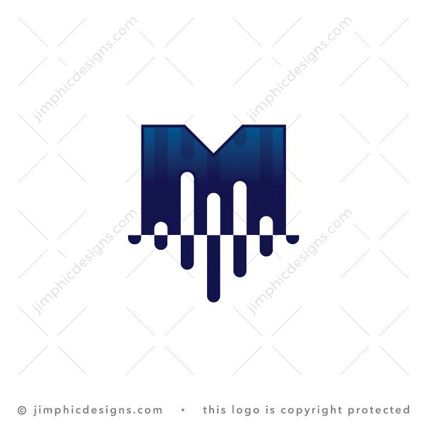 Letter M Soundwave Logo