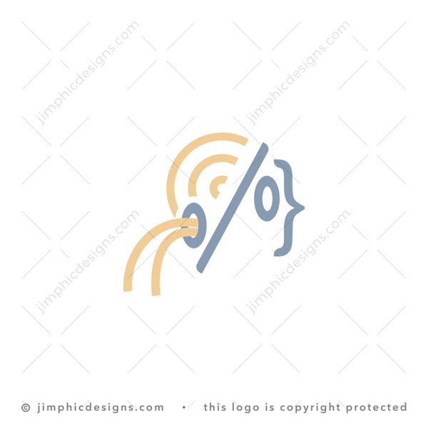 Code Girl Logo logo for sale: Computer coding symbols and characters is used to shape the simplistic female figure.