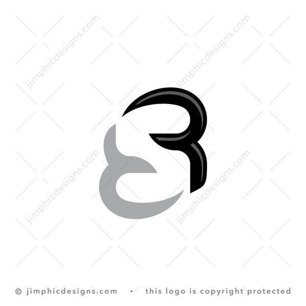 RS Logo logo for sale: Modern letter S and letter R, with the one shaping the other.