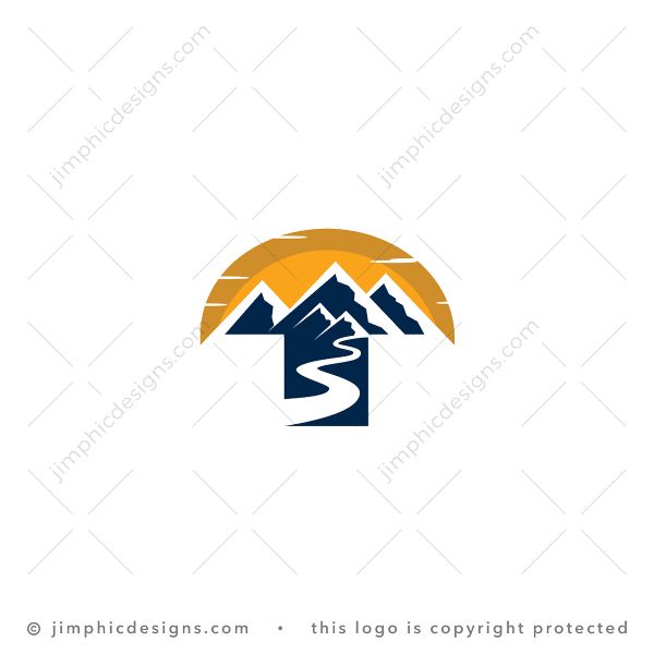 Letter T Landscape Logo