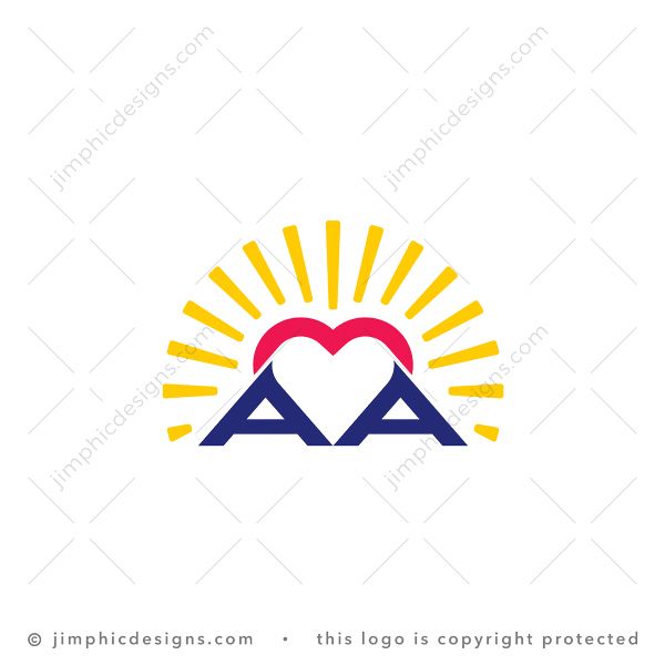 Ab Initial Inside Hearts Wedding Invitation Valentine Day Love Logo Design  Template Vector Stock Illustration - Download Image Now - iStock