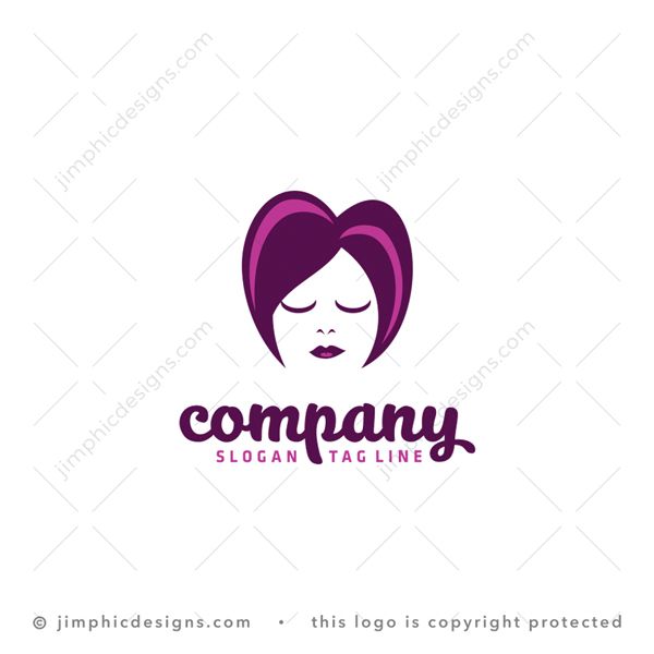 African Woman Logo Design