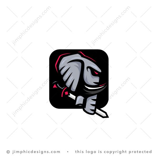 Elephant With Sword Logo