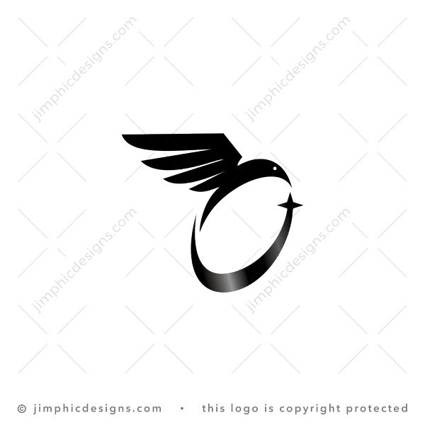 Bird Letter O Logo