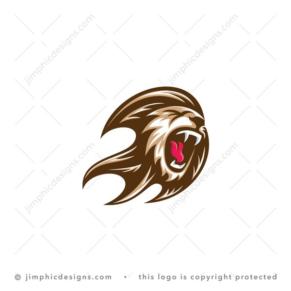 roaring lions head logo