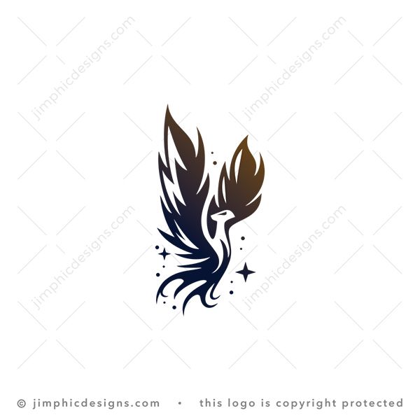 Angry Phoenix Logo Vector Illustration Black Stock Vector (Royalty Free)  2341294039 | Shutterstock