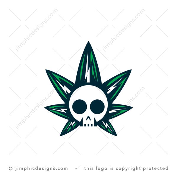 Cannabis Skull Logo