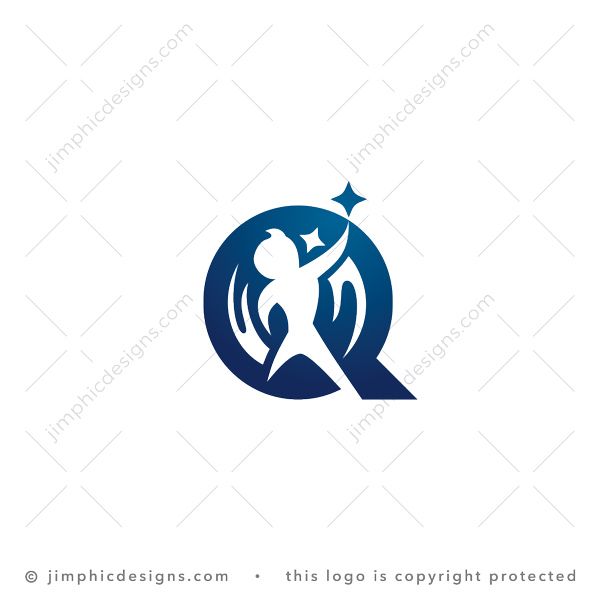 Positive Letter Q Logo