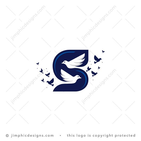 Letter S Birds Logo