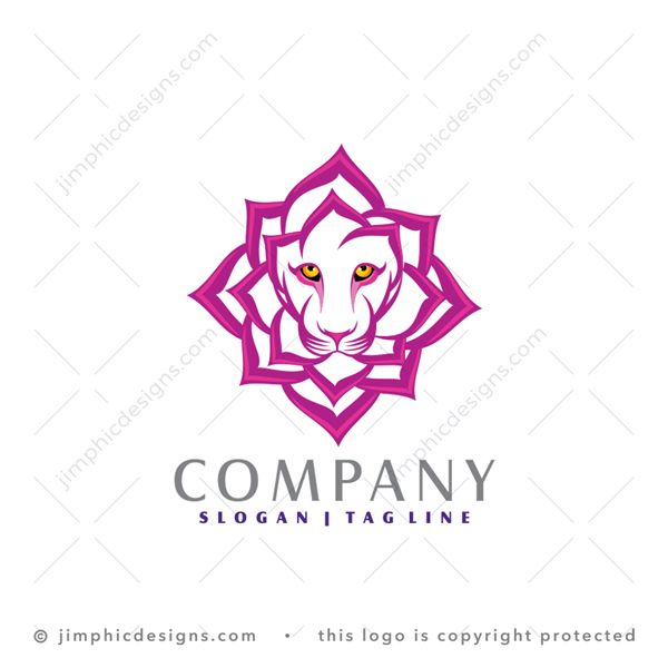 Lion Flower Logo