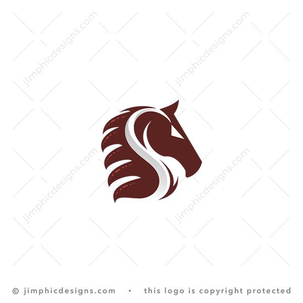 Letter S Horse Logo