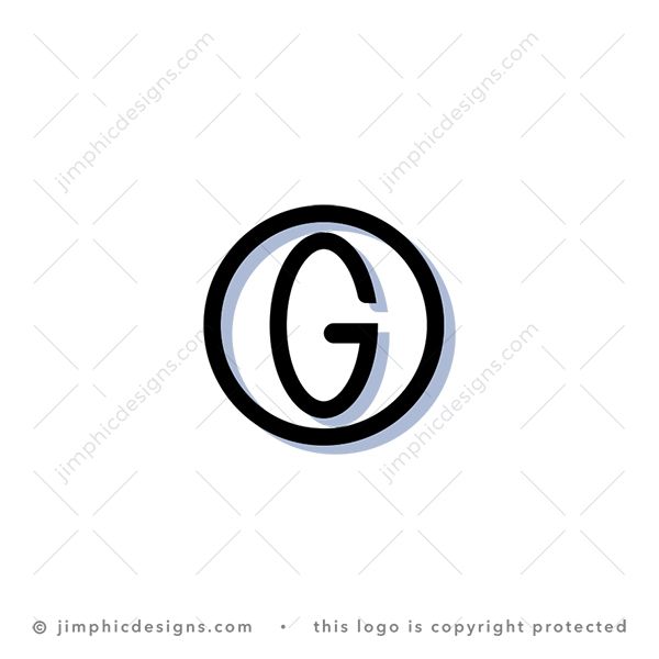 OG Logo logo for sale: Modern and simplistic uppercase letter O with uppercase letter G in the middle.