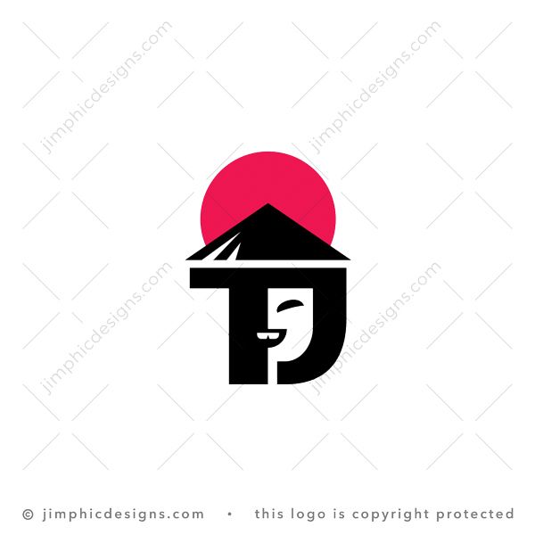 Letters TJ Japanese Logo