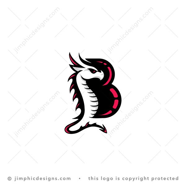 Letter B Dragon Logo