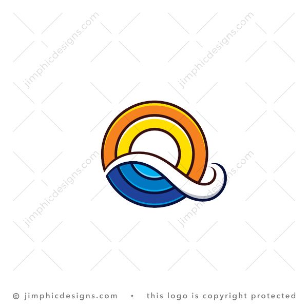 Letter Q Scenery Logo