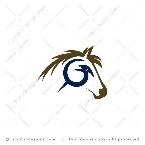 Letter G Horse Logo