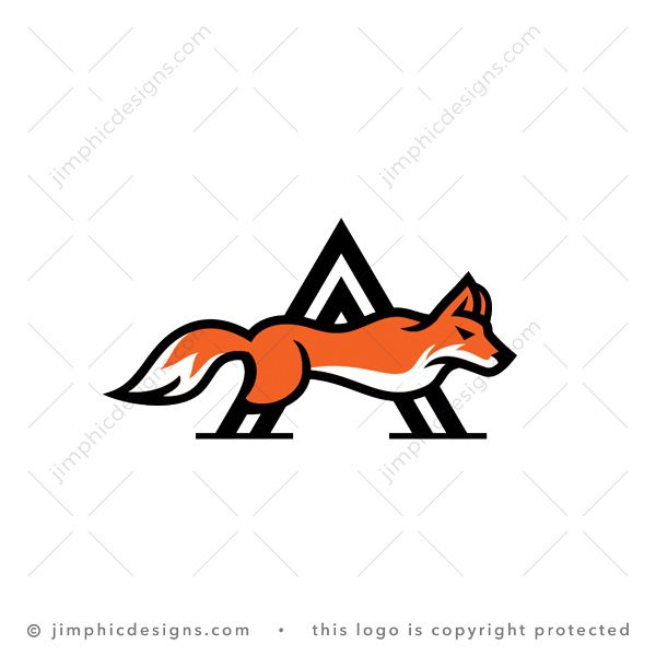 Letter A Fox Logo