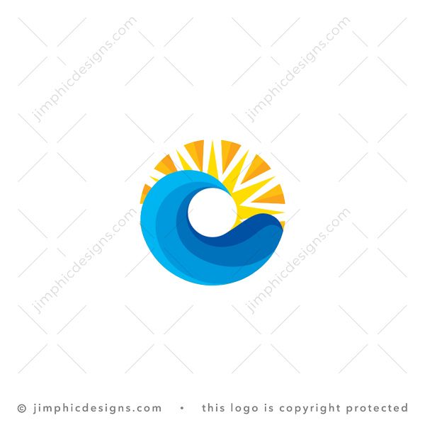 Wave and Sun Logo